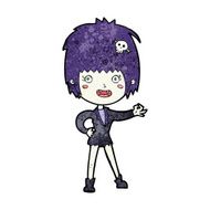 Cartoon Vampire Girl N306