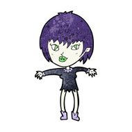 Cartoon Vampire Girl N307