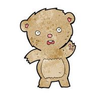 cartoon unhappy teddy bear N5
