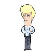 cartoon annoyed man N104