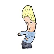cartoon man with no worries N16