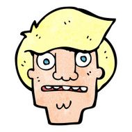 cartoon shocked face N25