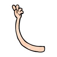 cartoon arm gesture N12
