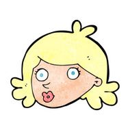 cartoon pretty face N12