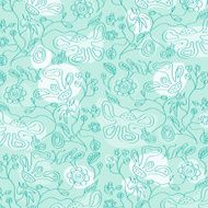 Seamless floral background N14