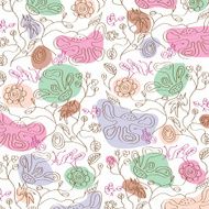 Seamless floral background N17