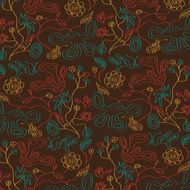 Seamless floral background N21