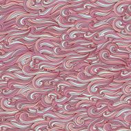 vector seamless abstract hand-drawn pattern waves background N2