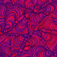 colorful seamless abstract hand-drawn pattern waves background