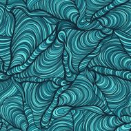 colorful seamless abstract hand-drawn pattern waves background N5