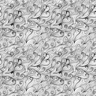 colorful seamless abstract hand-drawn pattern waves background N10