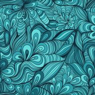 colorful seamless abstract hand-drawn pattern waves background N15