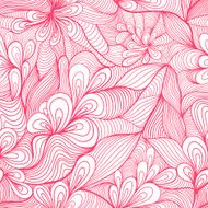 colorful seamless abstract hand-drawn pattern waves background N24