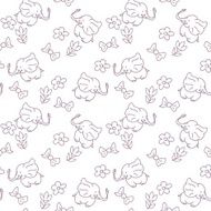 elephant seamless Pattern