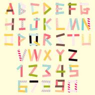 masking tape alphabet