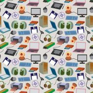 seamless computer pattern N4