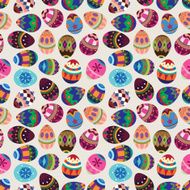 seamless Easter Egg pattern N3