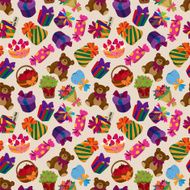 seamless gift pattern N4