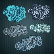 Winter hand lettering N2