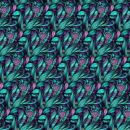 decorative floral seamless pattern N3
