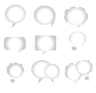 bubble speech themes idea design N11