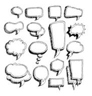 bubble speech themes idea design N19