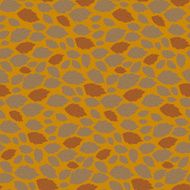 Seamless autumn vector pattern with fallen leaves