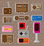 radio stickers N2