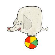 Cartoon Circus Elephant N19