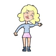 cartoon woman only joking N13