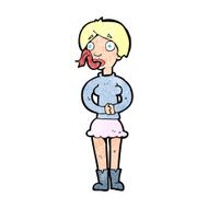 cartoon woman with snake tongue N24