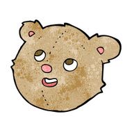 cartoon teddy bear head N18