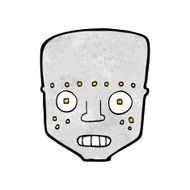 cartoon robot head N99