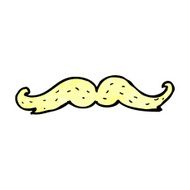 Cartoon Mustache N52