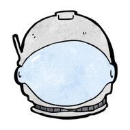 cartoon astronaut face N12