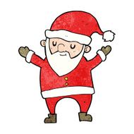 cartoon dancing santa N17