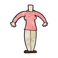 cartoon female body (add photos or mix and match cartoons) N309