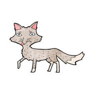 cartoon little wolf N116