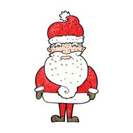 cartoon grumpy santa claus N13