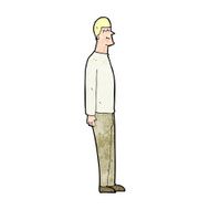cartoon tall man N13