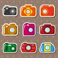 camera stickers N2