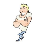 cartoon muscle guy N9