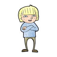 cartoon happy person N41