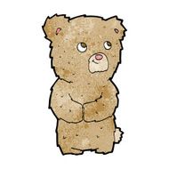 cartoon teddy bear N366