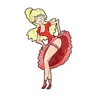 cartoon flamenco dancer N11