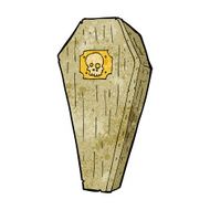 spooky cartoon coffin N20