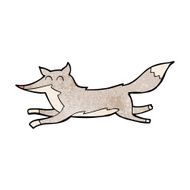 cartoon running wolf N8