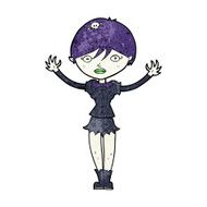 Cartoon Vampire Girl N309