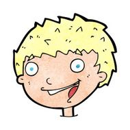 cartoon laughing boy N15