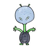 cartoon space alien N88